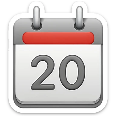 grey date calendar with number 29 sticker