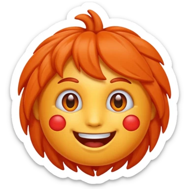 Un emoji de chuky sticker