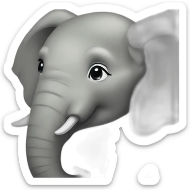 Elephant sticker