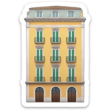 Lisbon building sticker