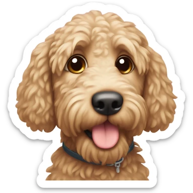 groodle dog  sticker