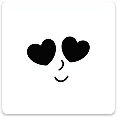 smiling face with heart sticker