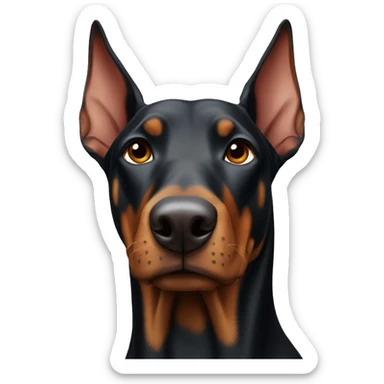 Doberman sticker