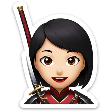 Katana Master sticker