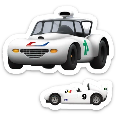 F1 car Coquette  sticker