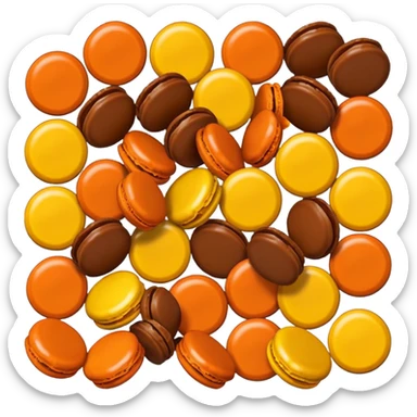 Individual Reeces pieces sticker