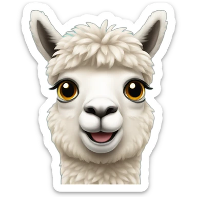 alpaca sticker