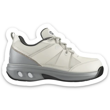 shoei glamster off white sideview facing right sticker