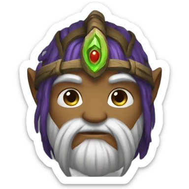 warcraft druid lmao sticker