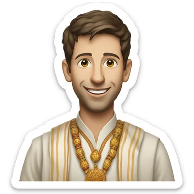 Sam altman thanking in Indian clothes sticker