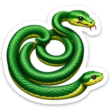 Snake emoji sticker