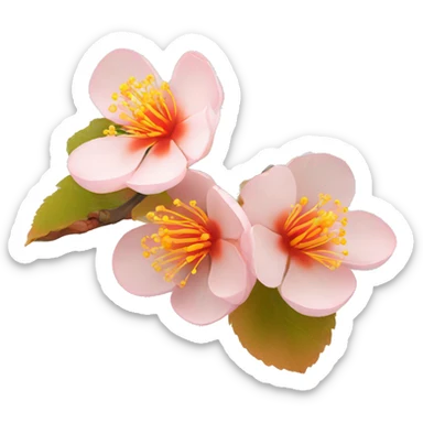 Japanese apricot  sticker
