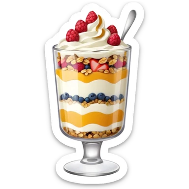 Yogurt fruit parfaits sticker