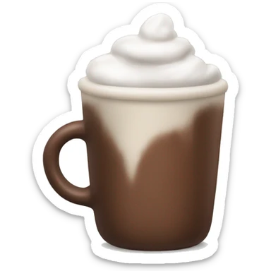 mug of hot chocolate sticker
