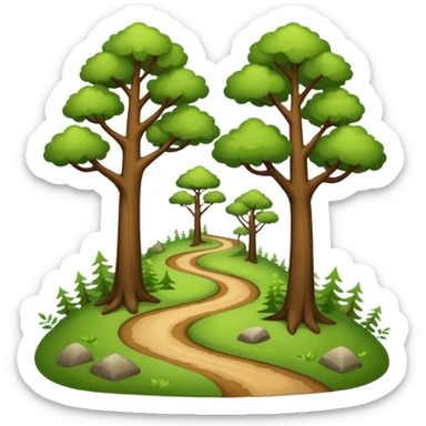 nature trail sticker