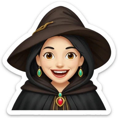 Bruja riendo  sticker
