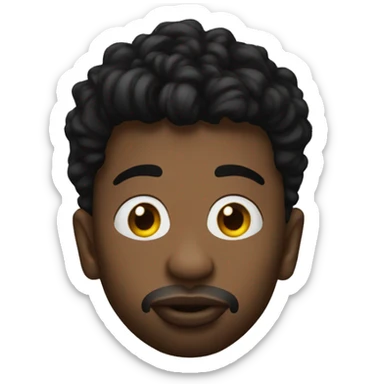 21 savage with fingers on lips sticker