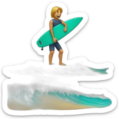 Tabla de surf sticker