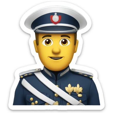 french gendarme sticker