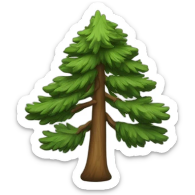 pine - tree sticker