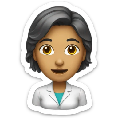 female tech expert sticker