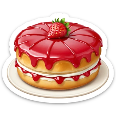 Strawberry Glaze Pastries
 sticker