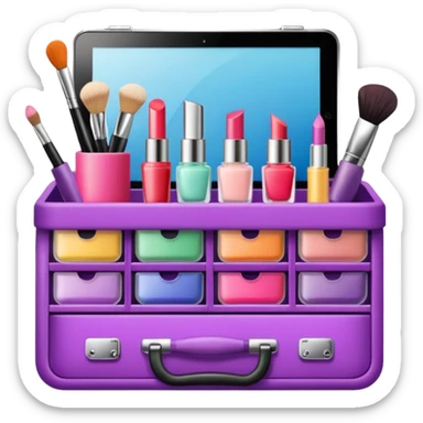 makeup kit sticker