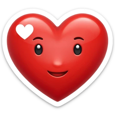 Crea un emoji para el día de san Valentín sticker