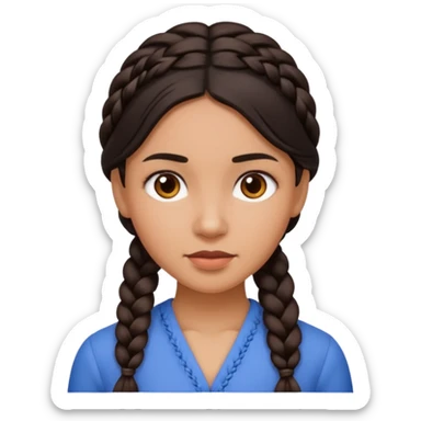Trança sticker