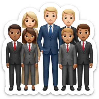 group of people, media agency sticker