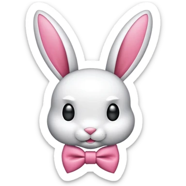 playboy bunny wearing bow tie logo (side view) sticker
