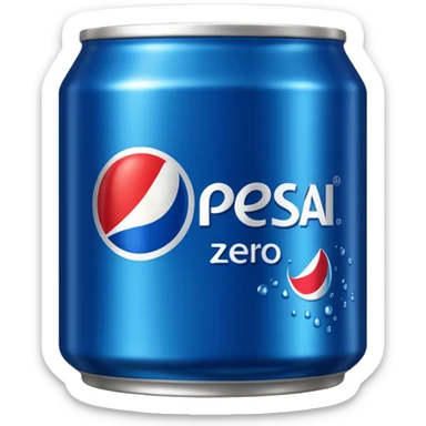 can of pepsi zero sugar sticker