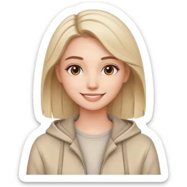 clean girl/influencer sticker