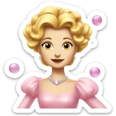 Glinda Pink Bubbles sticker