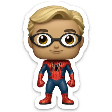 Spider man Funko pop sticker