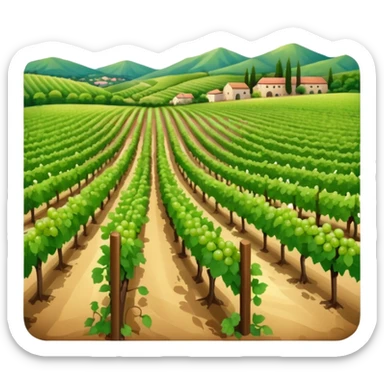 wine field sticker