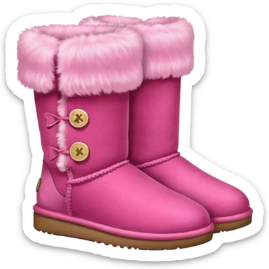 Pink uggs sticker