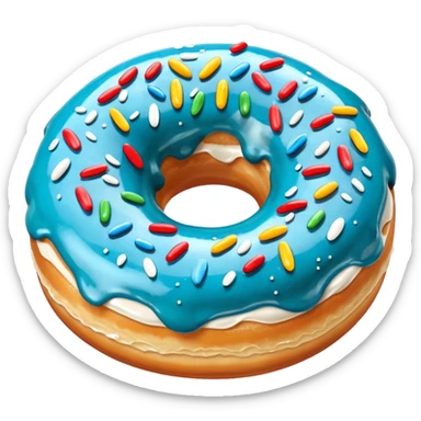 Donut sticker