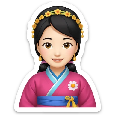 korean mother sticker