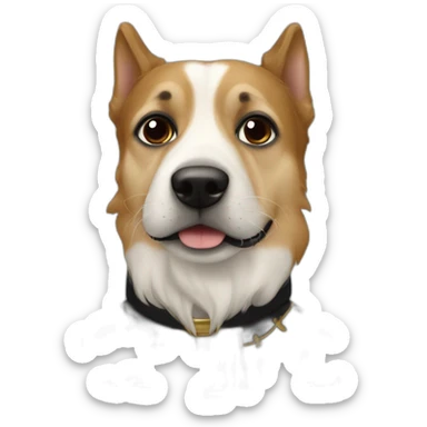 Perro pastor alemán sticker