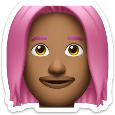 dyson hair pink sticker