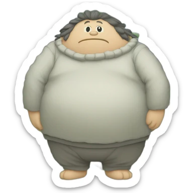 big todoro ghibli studio full body sticker