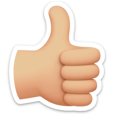 Praise hands sticker