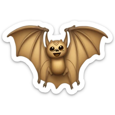 mayan bat hieroglyph sticker