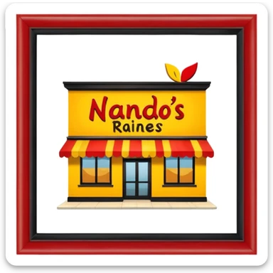 nandos shop sticker