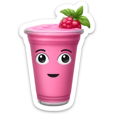 Pink smoothie  sticker