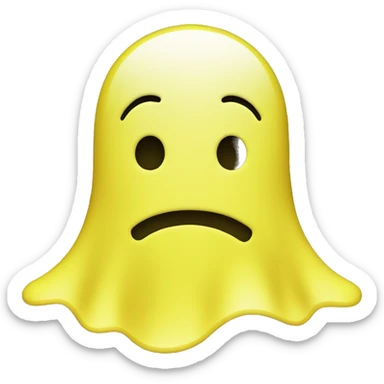 snapchat ghost smiling in yellow color all smiles sticker