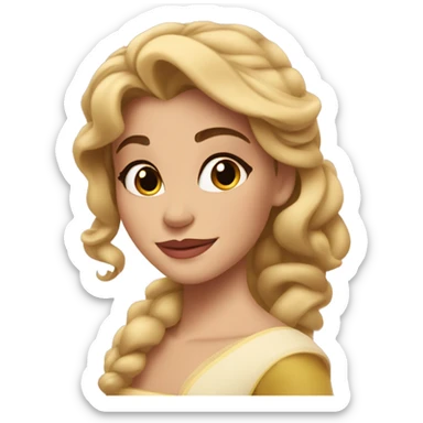 Belle from Beauty and the Beast sticker