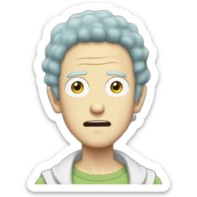 Morty Smith the anime sticker