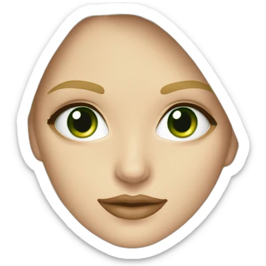 my beautiful blonde, green eyed, russian friend that look like a super model sticker